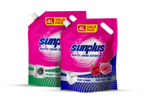 Sun Plus Liquid Detergent Pouch